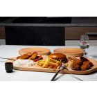 Nagy  fa füles tálaló