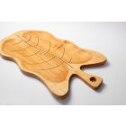 Gravírozott levél tálaló