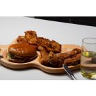 Tölgyfa levél tálaló