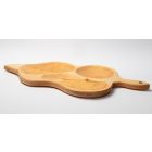 Tölgyfa levél tálaló